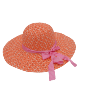 Καπέλο πορτοκαλί γυναικείο