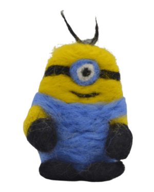 Μάλλινο κουκλάκι φελτ minion